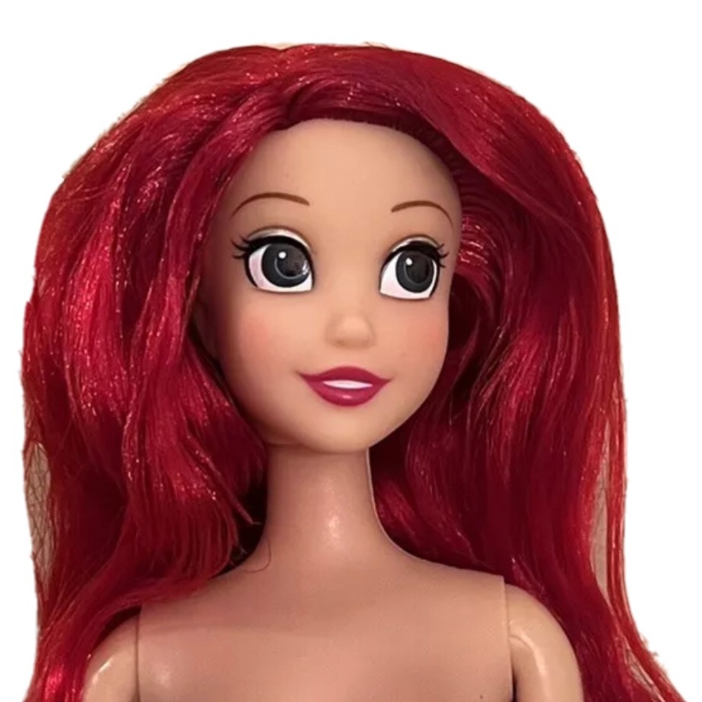 Disney Store Classic Ariel Little Mermaid Doll Nude To Dress For OOAK 11.5”